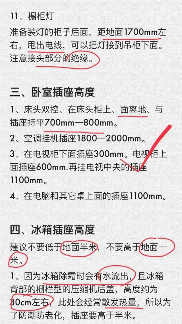 精辟！电工总结33个水电定位技巧！错了一厘米还得砸墙重装